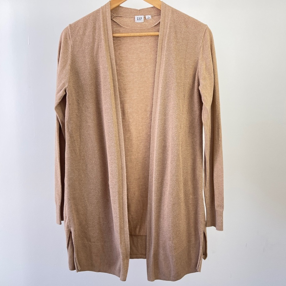 GAP Women's Tan Open Cardigan Size S